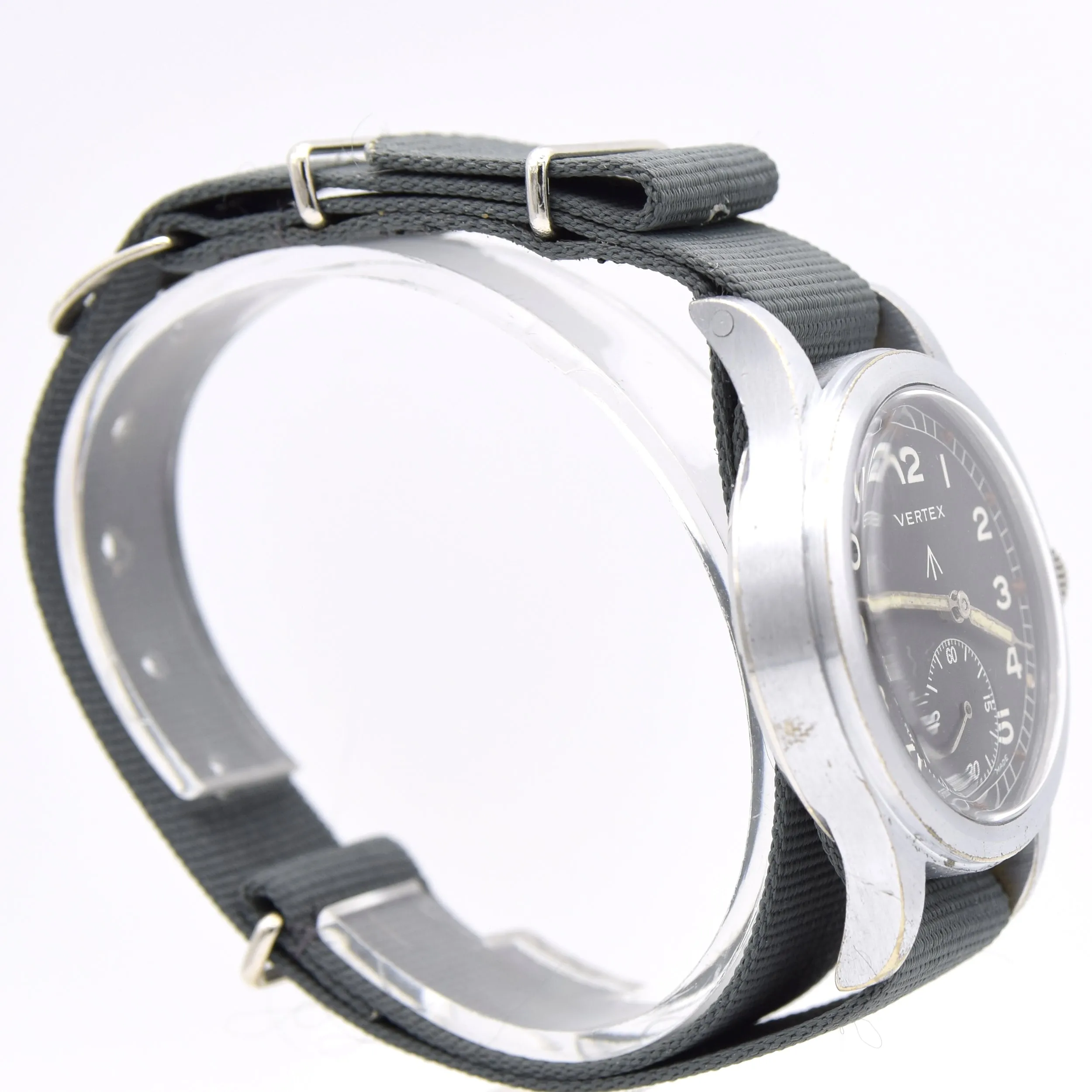 1945 Vertex watch co original British Military WWW Dirty Dozen Wristwatch Army issue