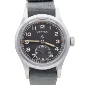 1945 Vertex watch co original British Military WWW Dirty Dozen Wristwatch Army issue