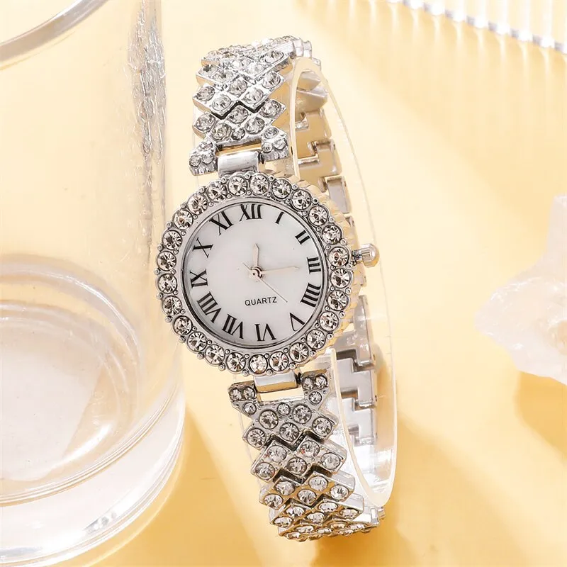 6-Piece Rhinestone Women's Watch Set