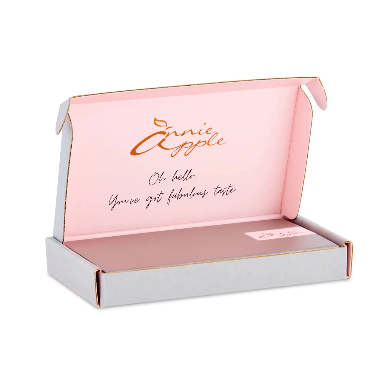 Annie Apple Nurses Fob Watch - Meraki - Pearl/Rose Gold - Link - 35mm