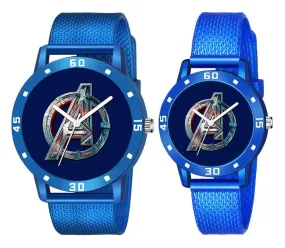 Avenger Dial PU Strep Couple Analog Watch - For Men & Women Analog Watch - For Couple
