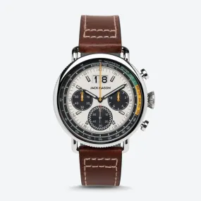 Avigator Sport Chronograph (Off White   Brown)