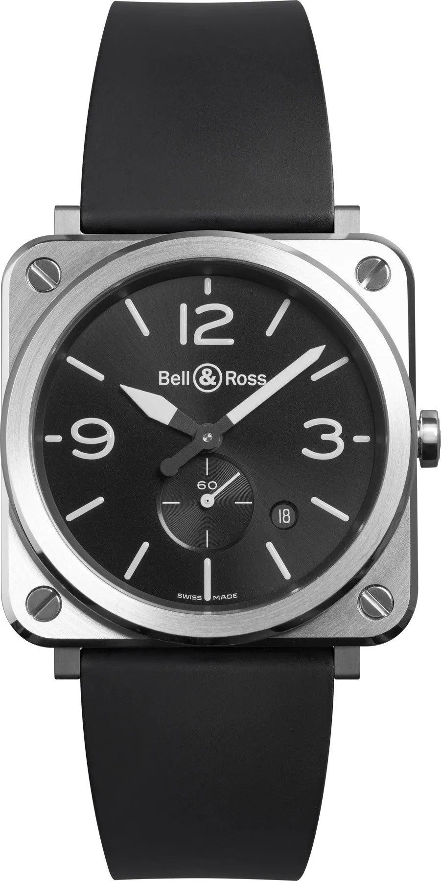 Bell & Ross Watch BRS Steel Quartz