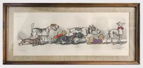 Boris O’klein “Sex Appeal!!” 1950s Hand Painted Etching - $5K APR Value w/ CoA!  