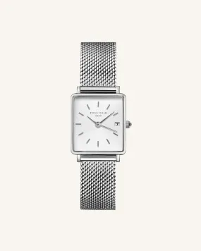 Boxy XS Silver Mesh