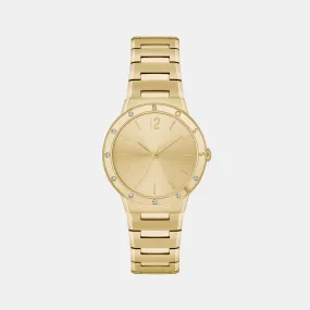 Breath Women Gold Analog Stainless Steel Watch 1502715