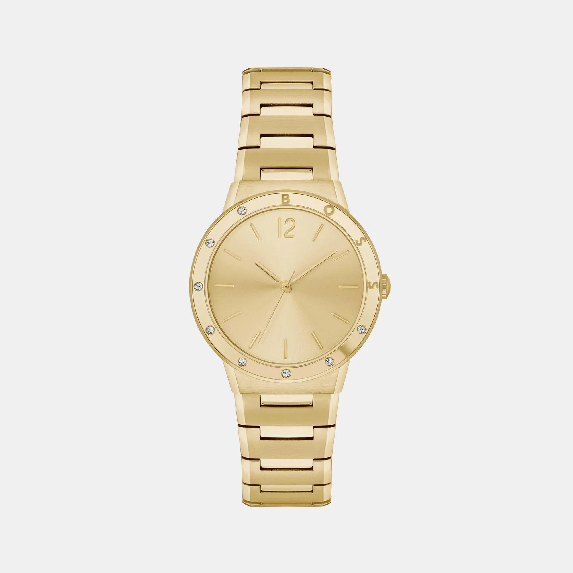 Breath Women Gold Analog Stainless Steel Watch 1502715