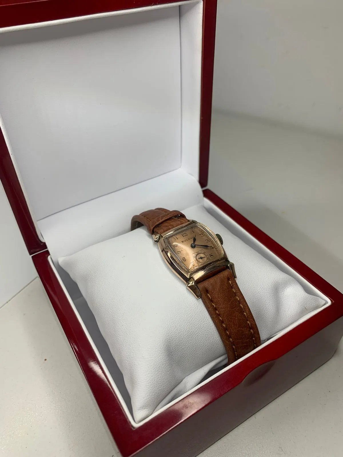 BULOVA Vintage 1940/50s Unisex Watch Rose Gold Tone SS SubSecond - $6K APR w COA