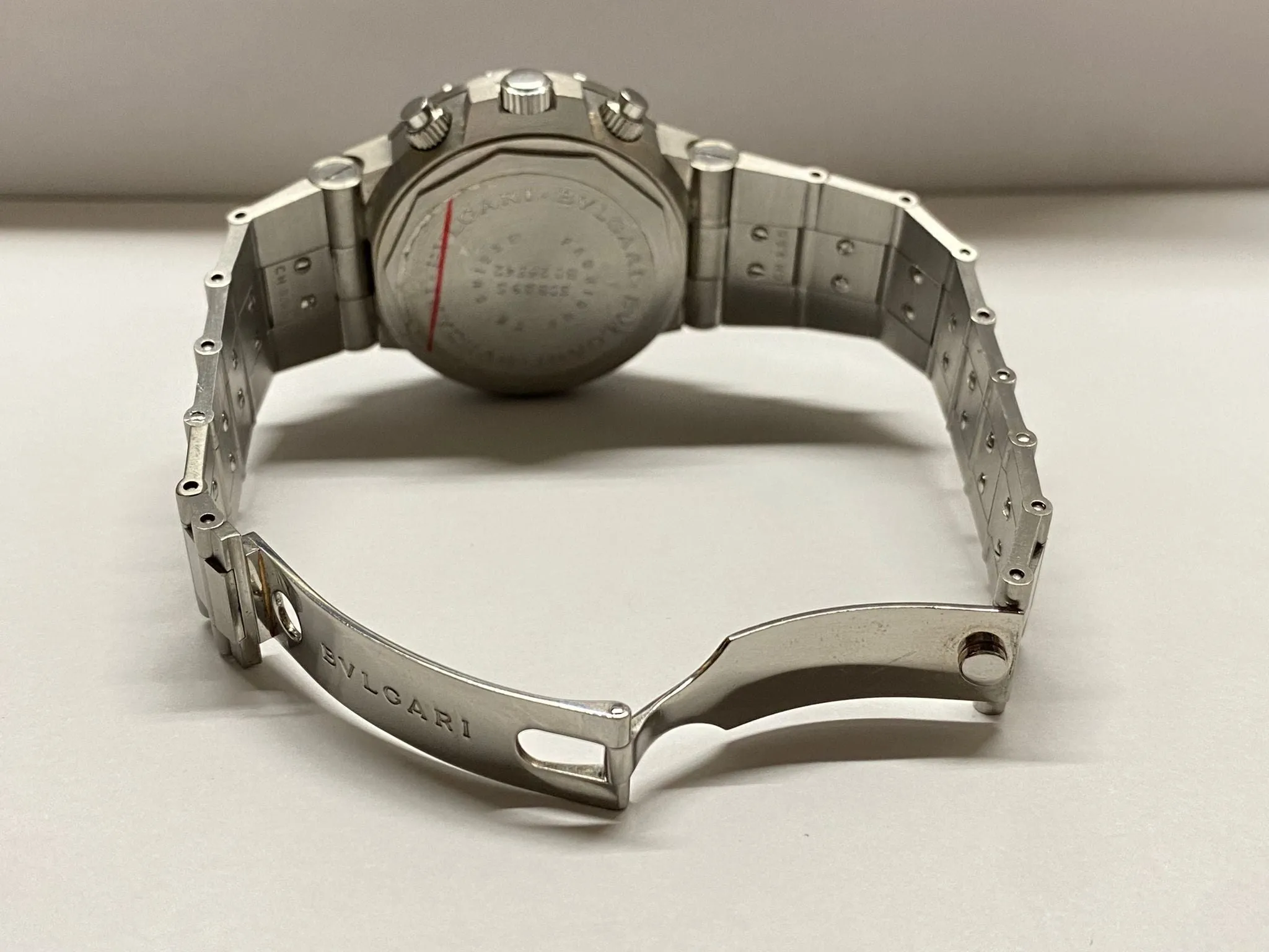 BVLGARI SS Jumbo Chronograph Spectacular Brand New Men's Watch - $15K APR w/ COA!