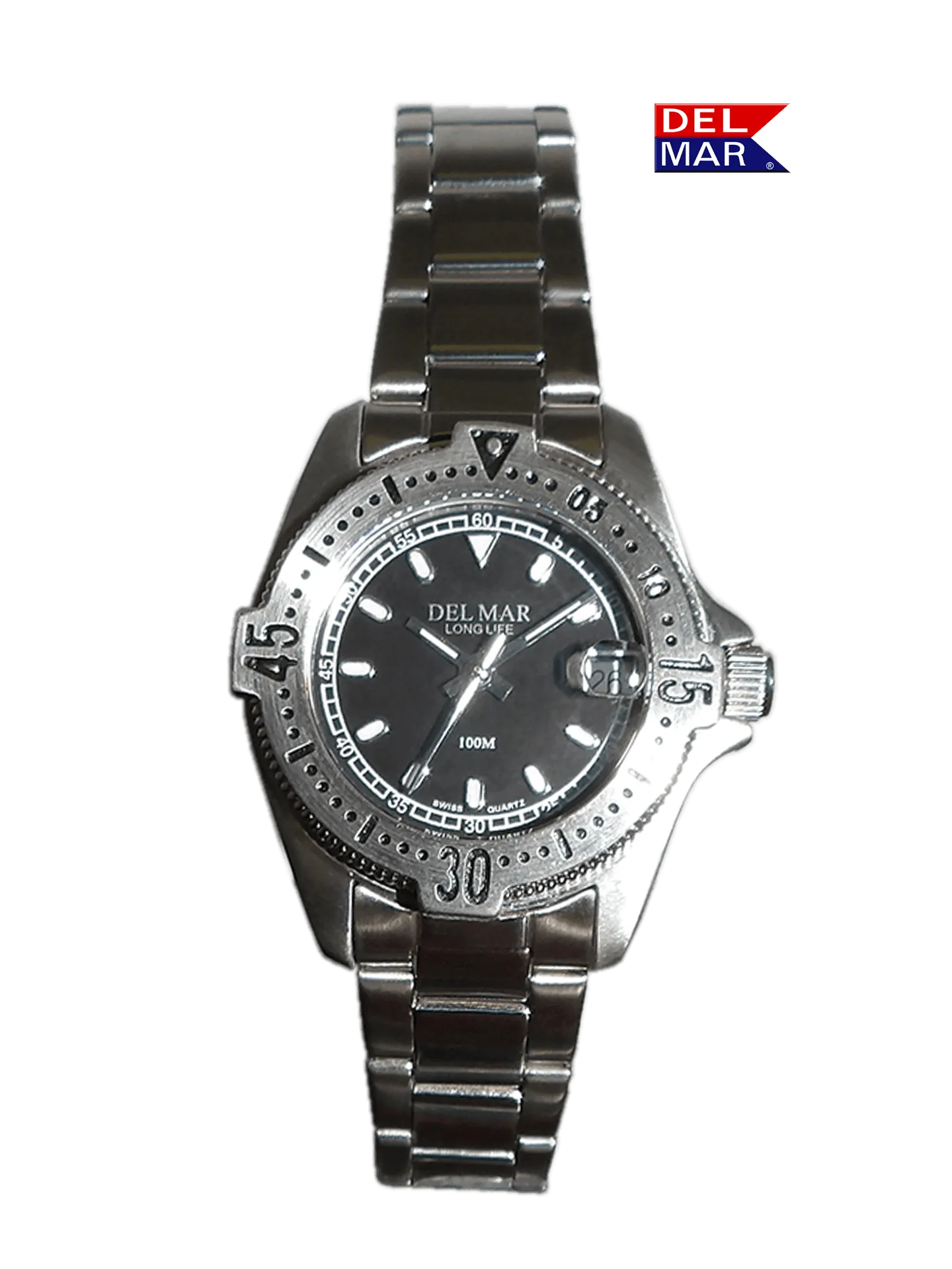 Classic Ladies Admiral Black Dial Dress Watch #50276