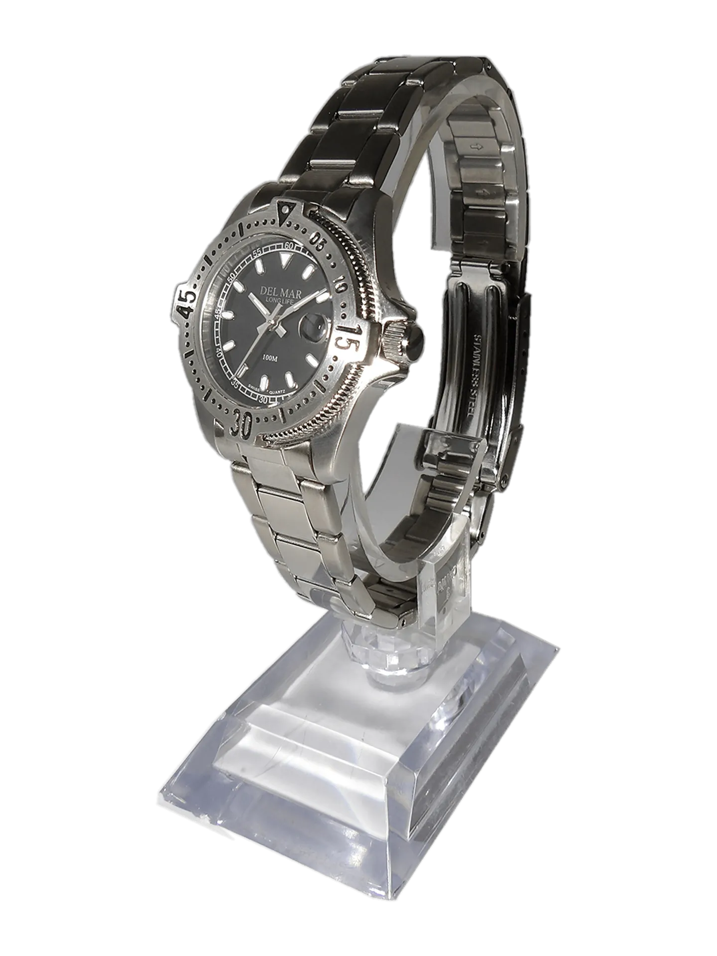 Classic Ladies Admiral Black Dial Dress Watch #50276