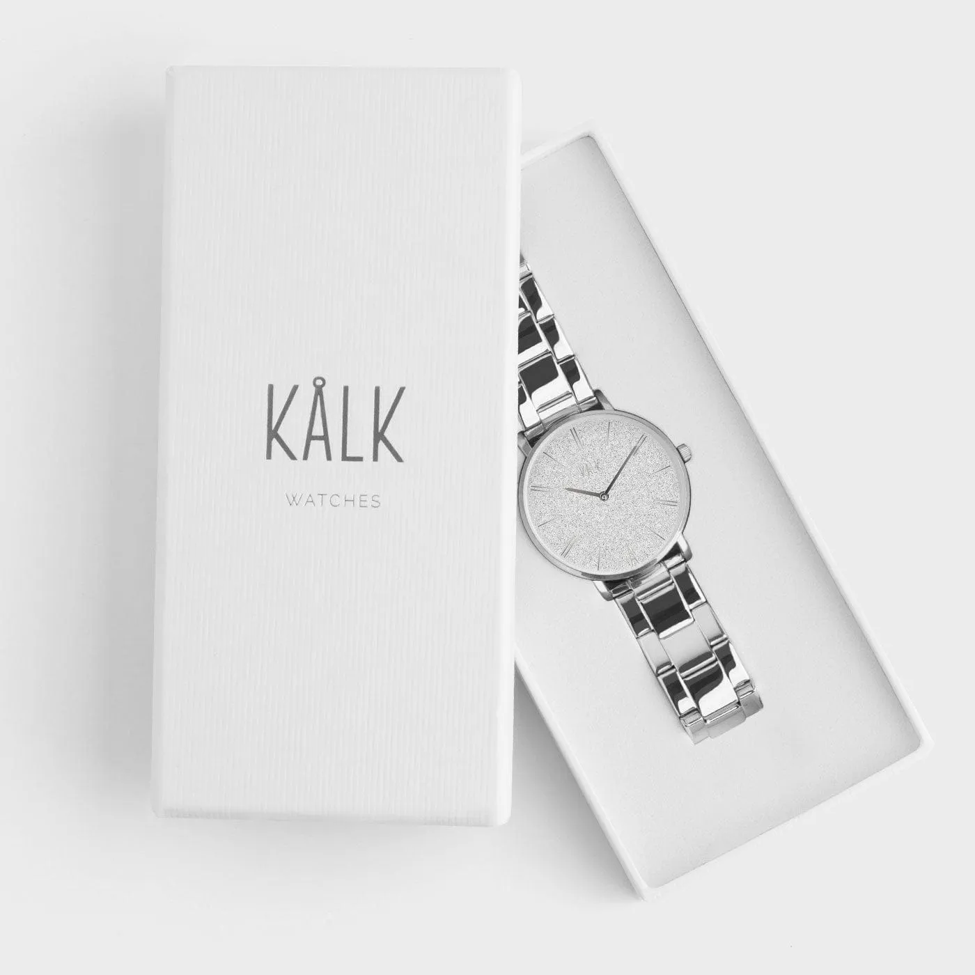 Classy Silver / Glitter Watch