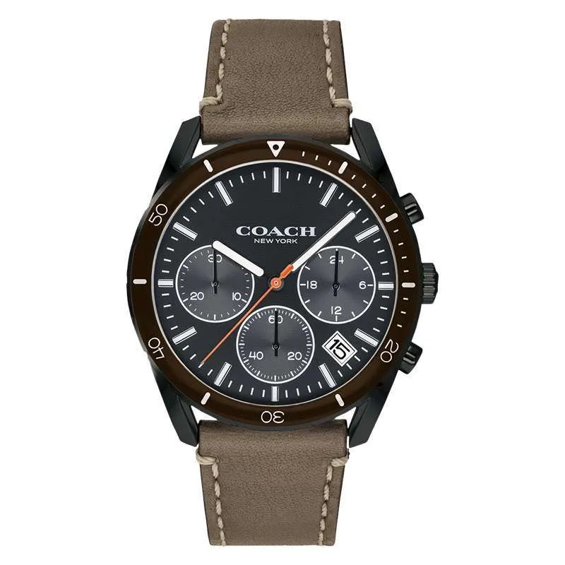 Coach Olive Leather Strap Men's Watch 14602408
