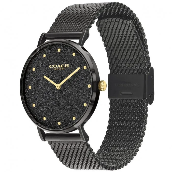 Coach Perry Black Mesh Strap Women's Watch 14503630