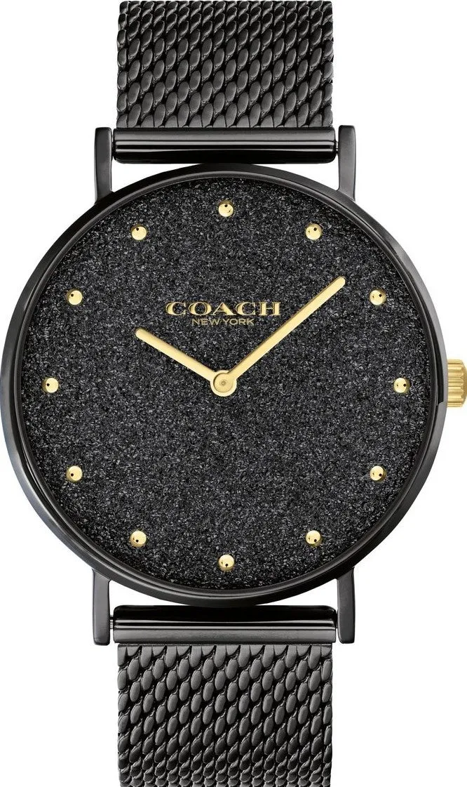 Coach Perry Black Mesh Strap Women's Watch 14503630