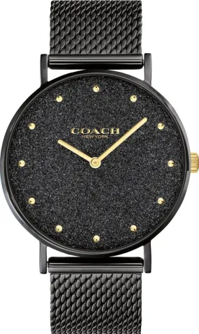 Coach Perry Black Mesh Strap Women's Watch 14503630