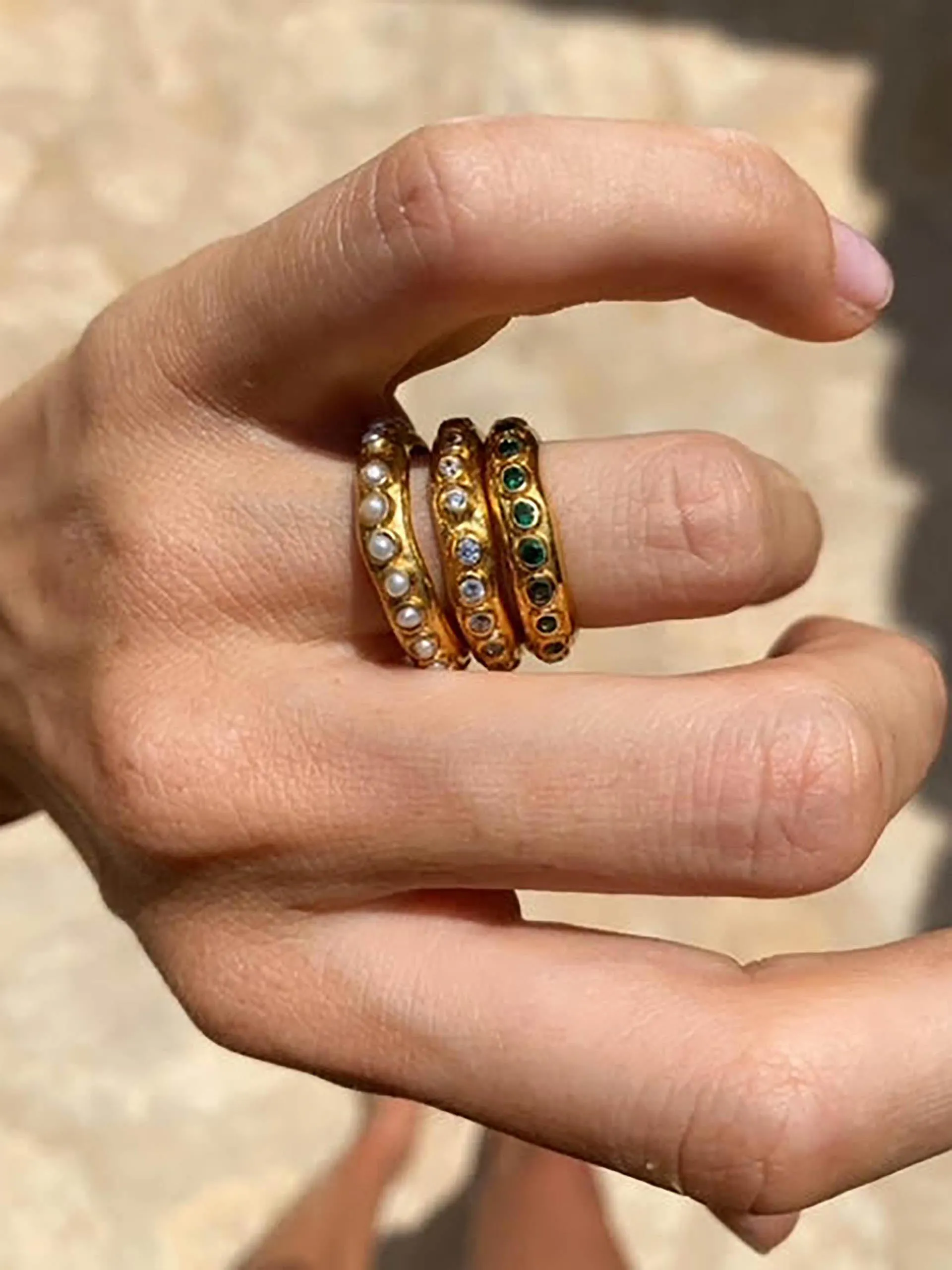 Crystal clear Astri ring