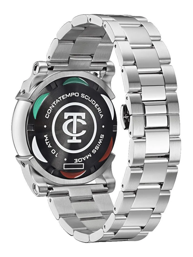 CT Scuderia BULLET HEAD SATURNO Swiss Made Chrono Mens Watch CWEG00619