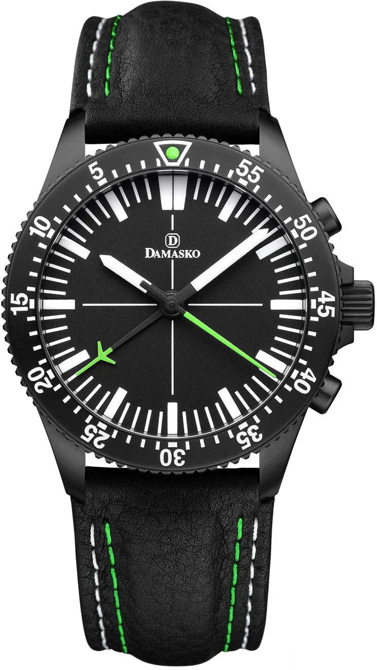 Damasko Watch DC80 Black Leather Pin