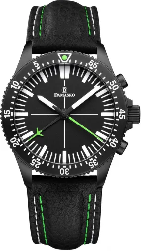 Damasko Watch DC80 Black Leather Pin