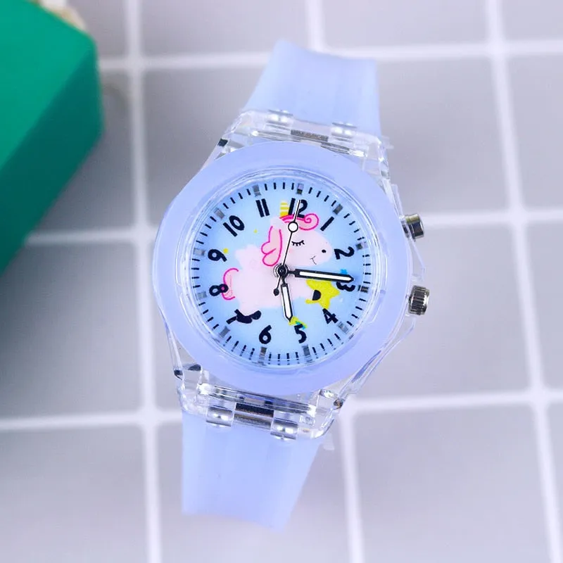 Disney Princess Elsa Watches for Girls, Silicone Strap