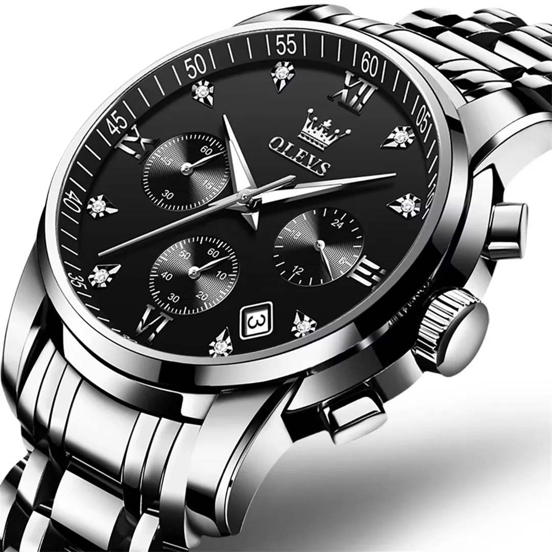 Ebonique Elegance Wristwatch
