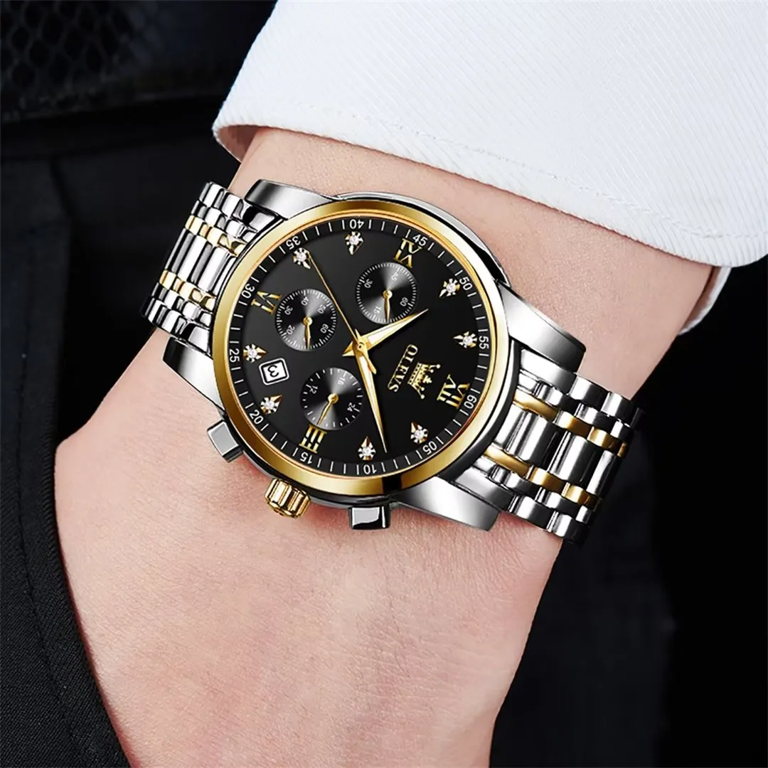 Ebonique Elegance Wristwatch