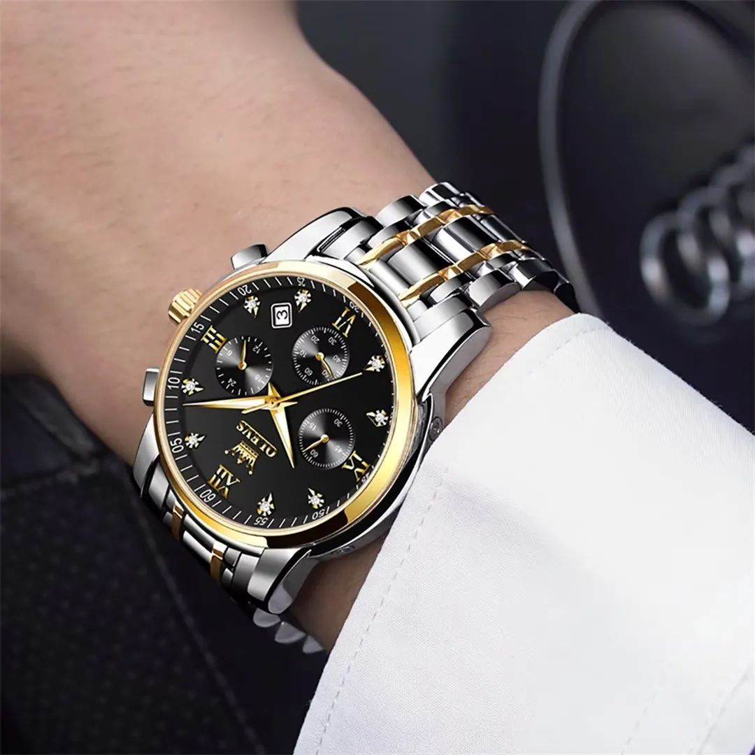 Ebonique Elegance Wristwatch