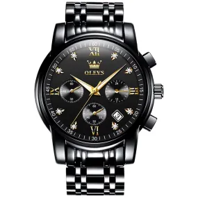 Ebonique Elegance Wristwatch