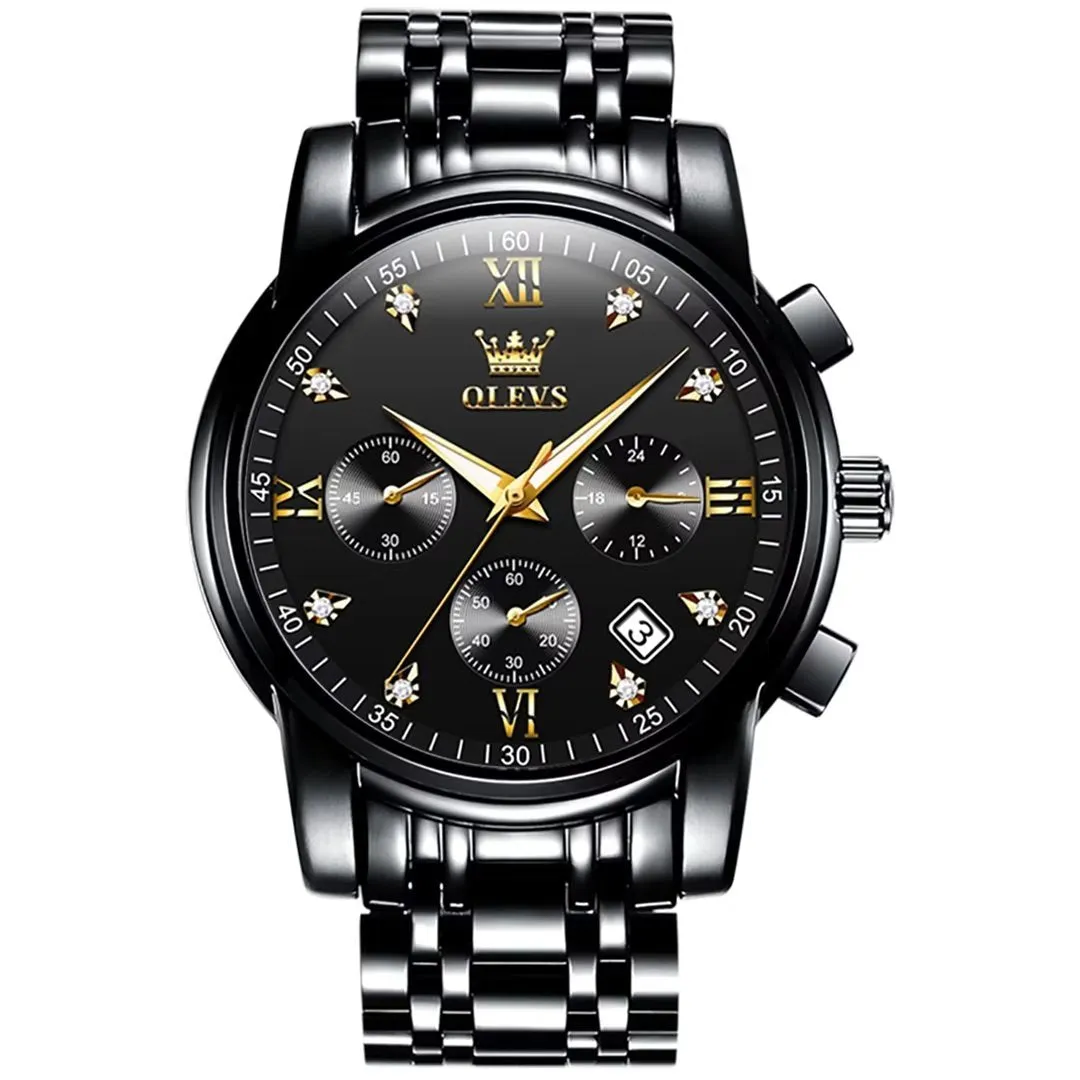 Ebonique Elegance Wristwatch