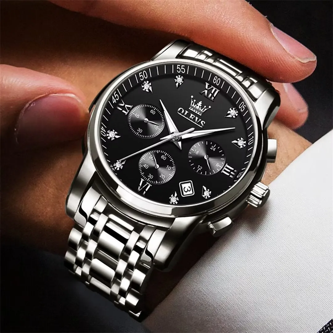 Ebonique Elegance Wristwatch