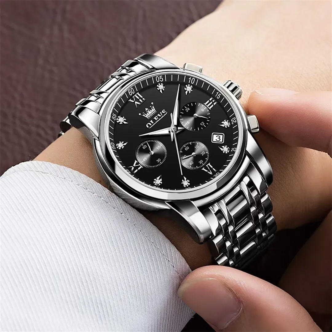 Ebonique Elegance Wristwatch