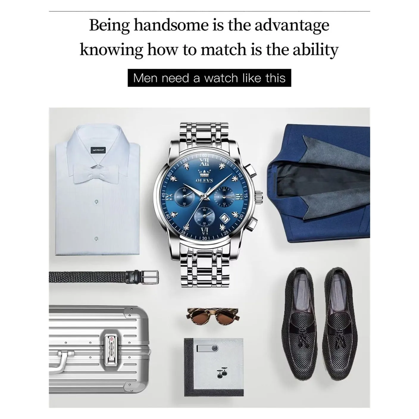 Ebonique Elegance Wristwatch