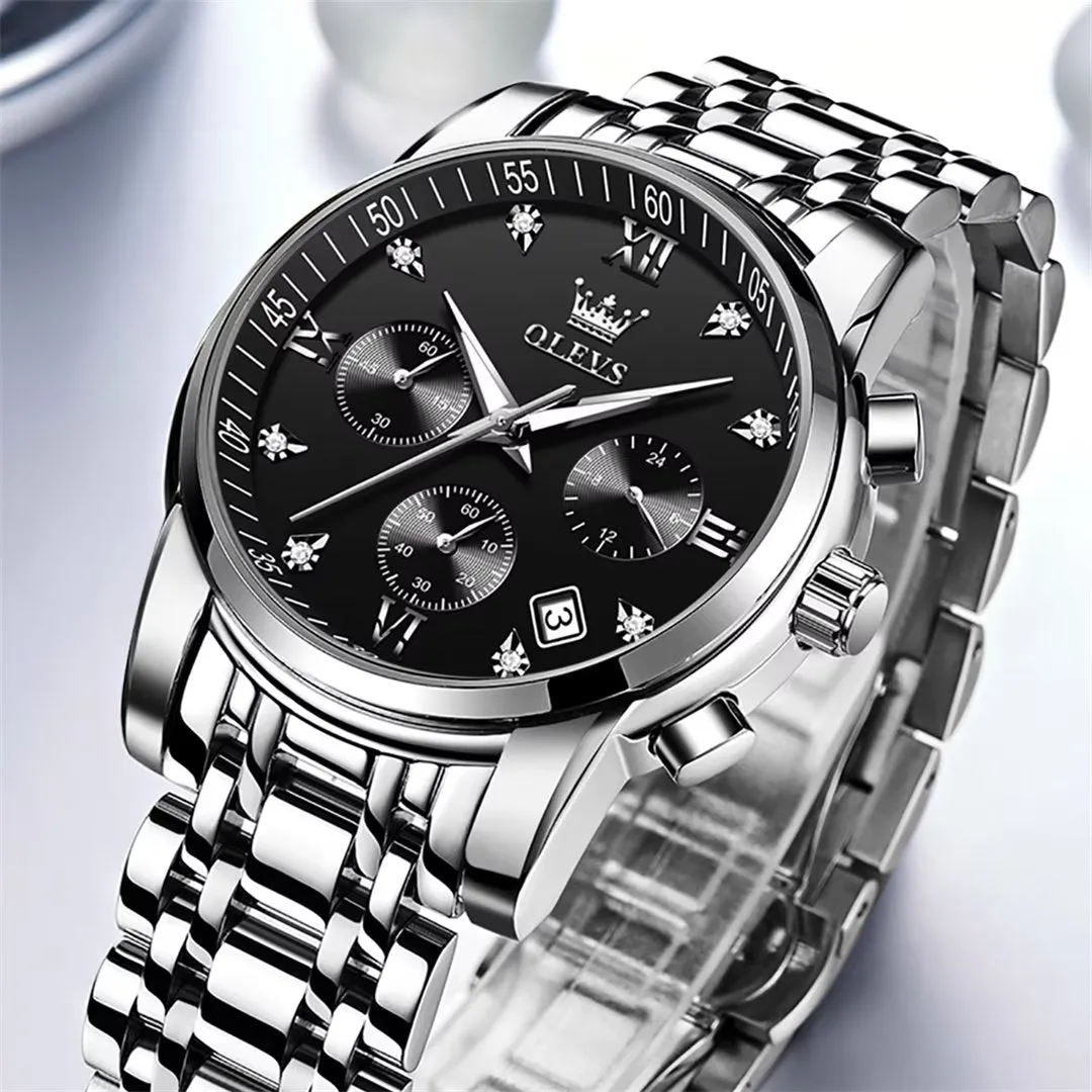 Ebonique Elegance Wristwatch