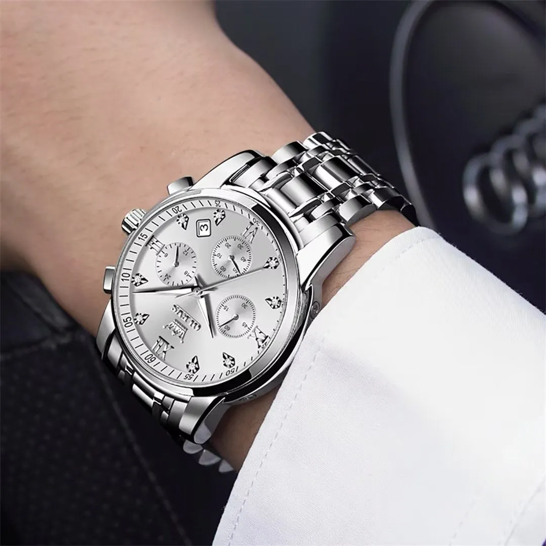 Ebonique Elegance Wristwatch
