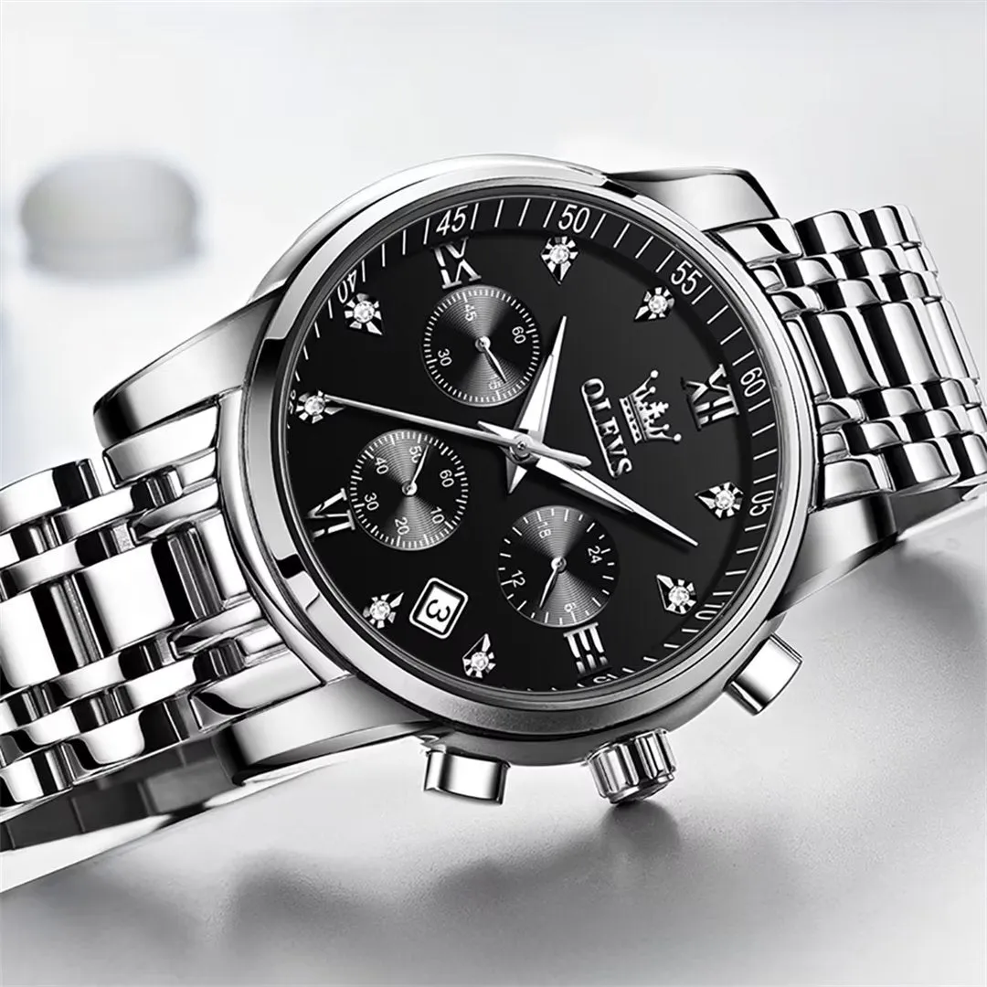 Ebonique Elegance Wristwatch