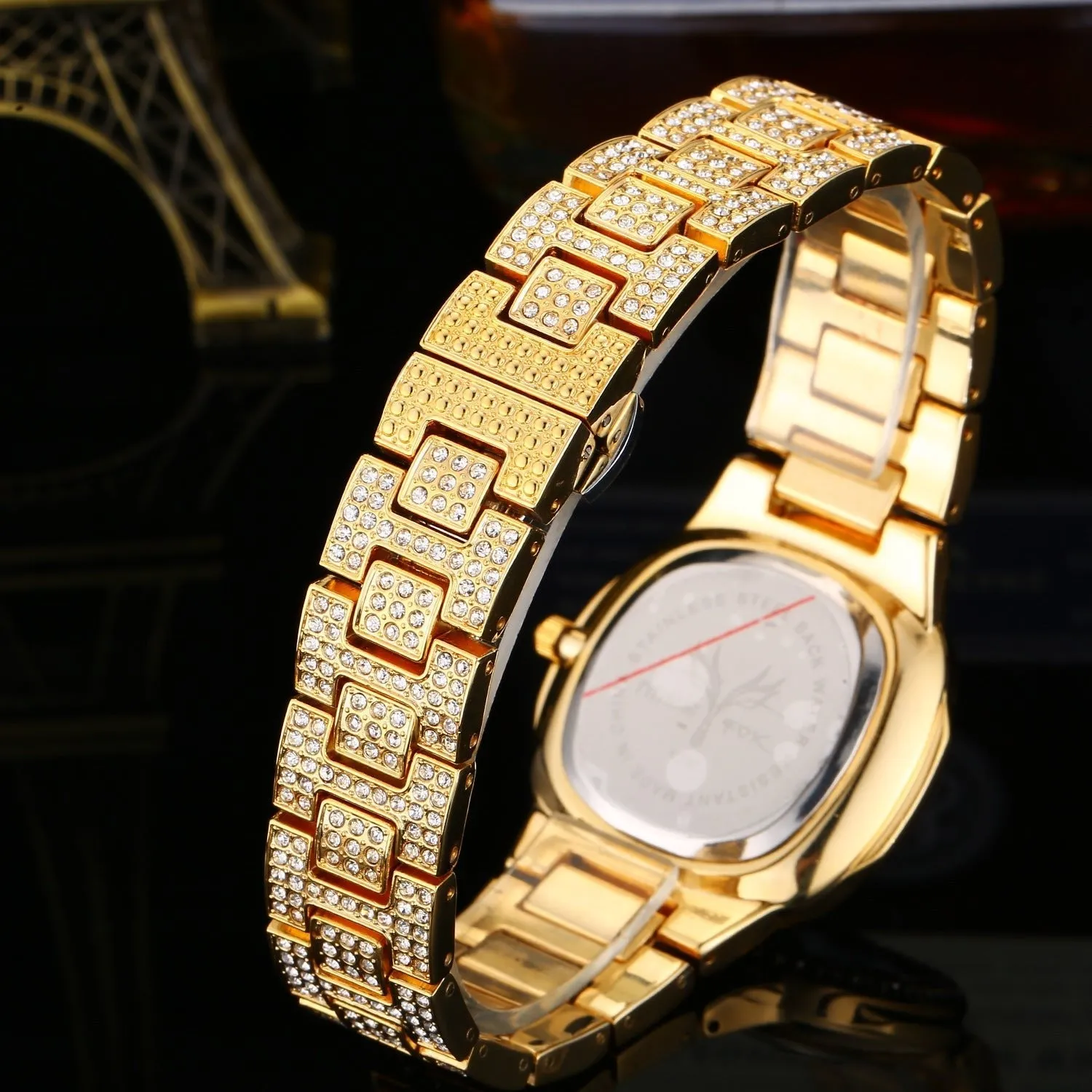 Elegant Diamond-Accented Fashion Watch