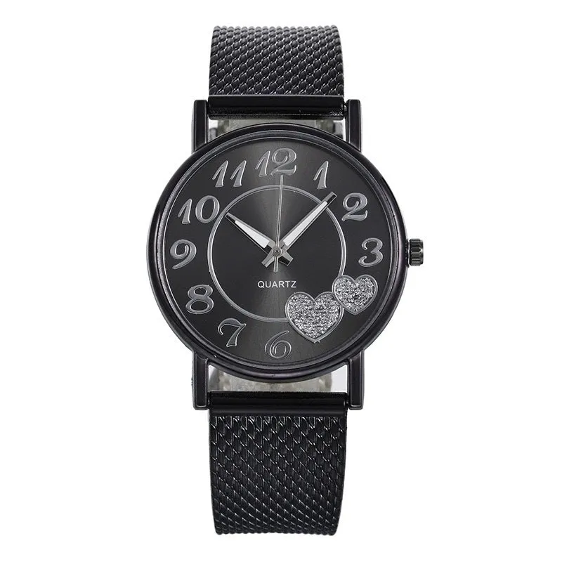 Fashion Heart Shape Buckle Quartz Women's Watches