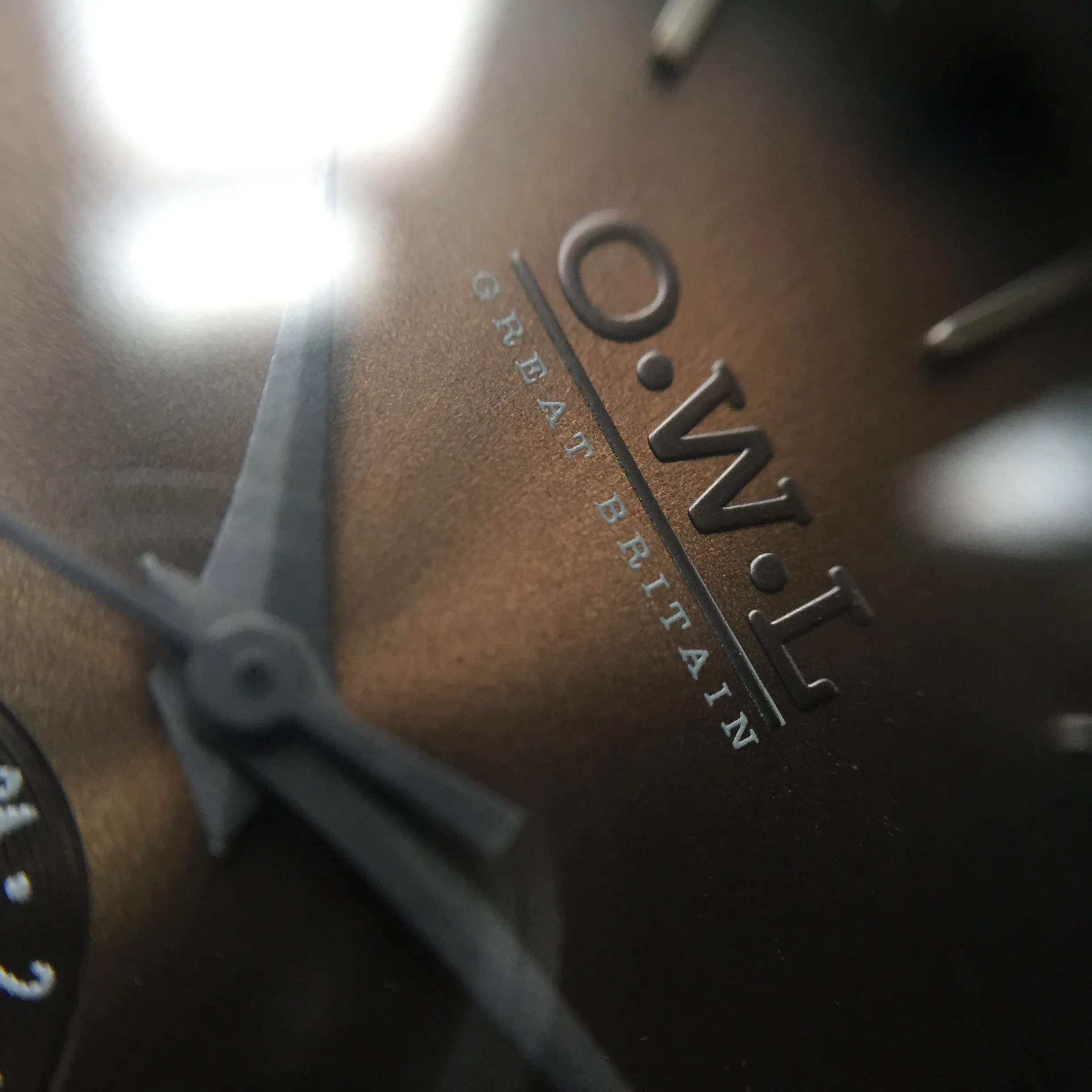 FILTON BLACK CASE & BLACK MESH STRAP WITH OCHRE DIAL LTD EDITION