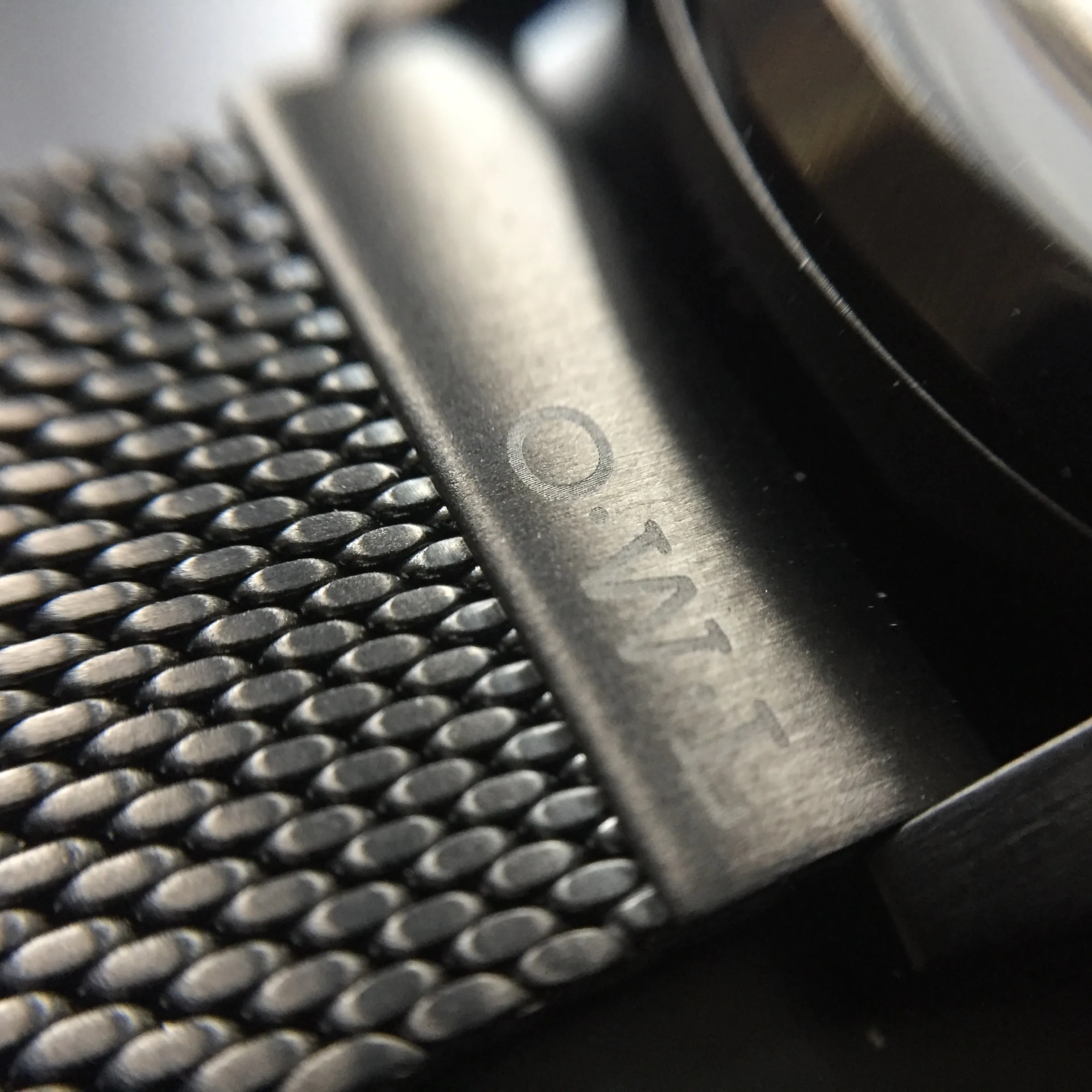 FILTON BLACK CASE & BLACK MESH STRAP WITH OCHRE DIAL LTD EDITION