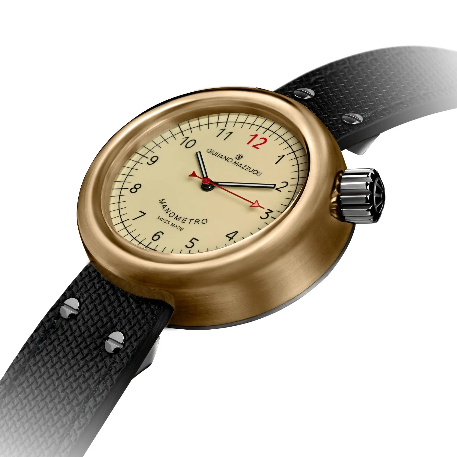 Giuliano Mazzuoli Manometro Bronze Ivory