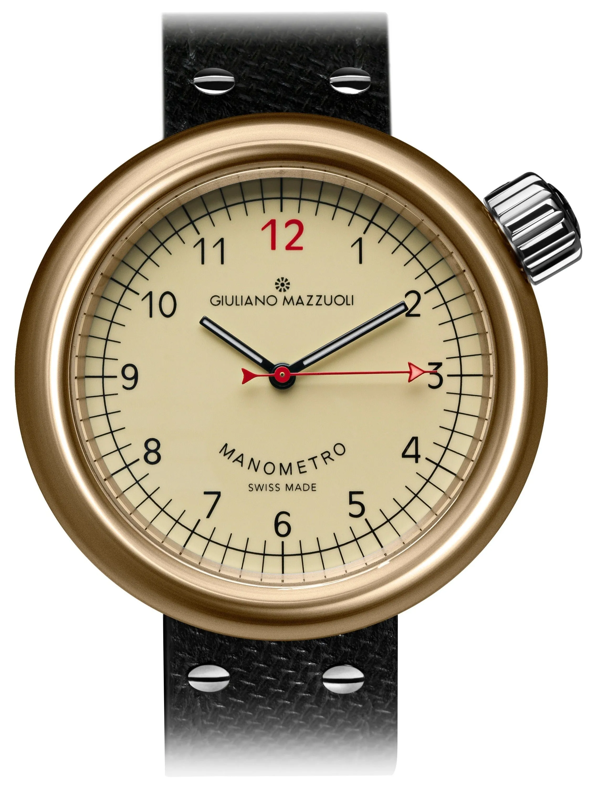 Giuliano Mazzuoli Manometro Bronze Ivory