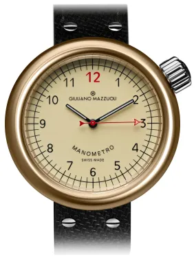 Giuliano Mazzuoli Manometro Bronze Ivory