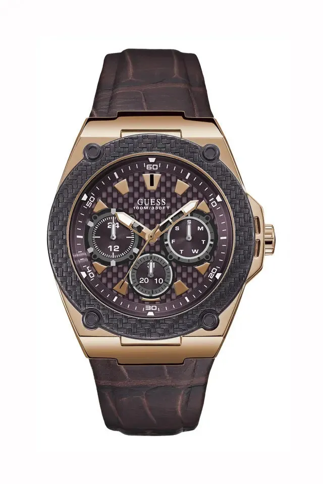 Guess Men Brown Dial Analog Watch - W1058G2