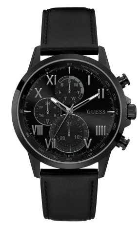 Guess Mens Black/Gunmetal Multi-function Watch - GW0011G2