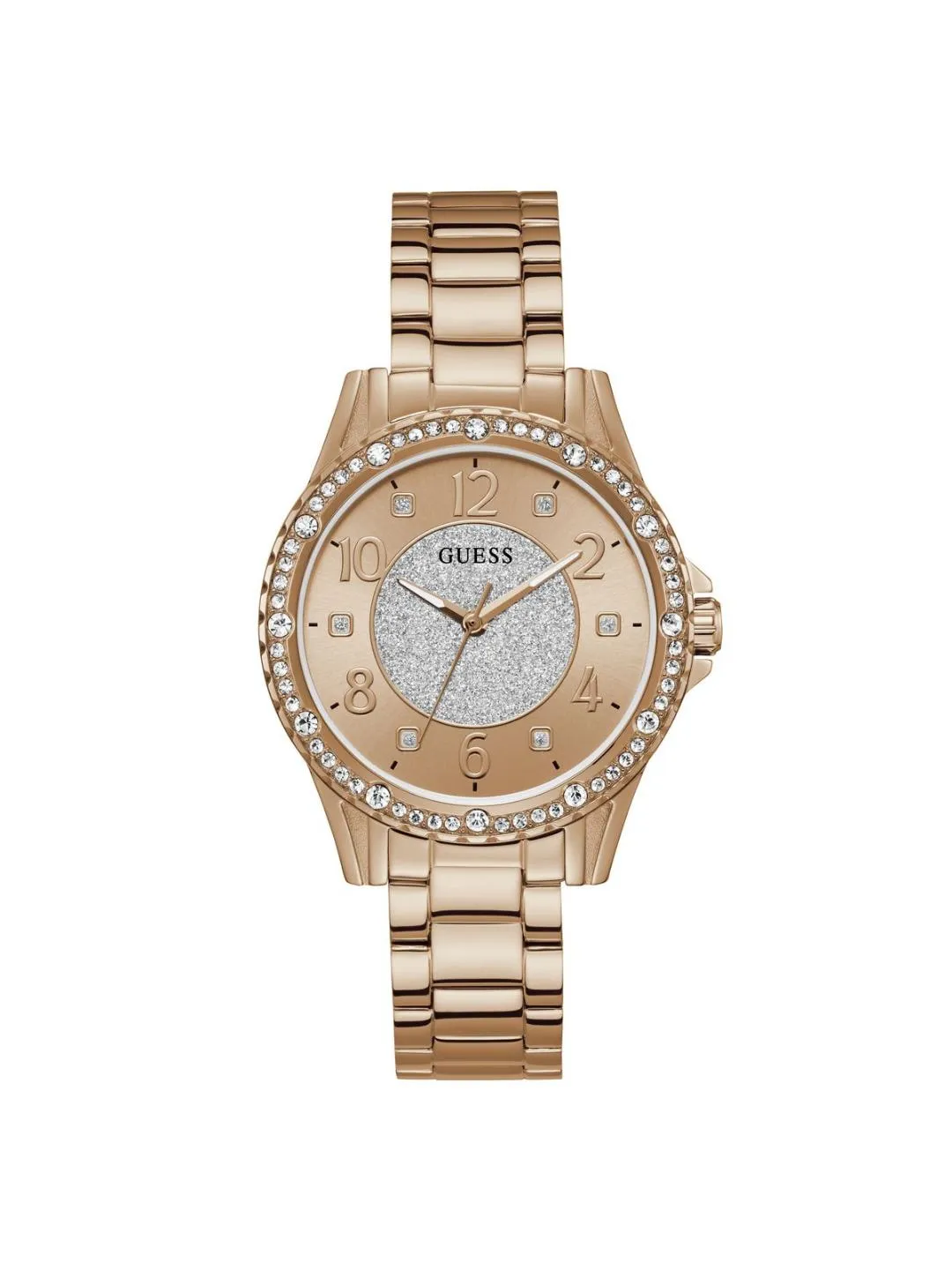 Guess Rose Gold Dial Women Analog Watch - U1355L3M