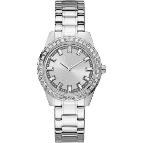 Guess Sparkler Silver Crystal Women's Watch GW0111L1