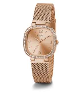 Guess Tapestry Rose Gold Square Women's Watch GW0354L3