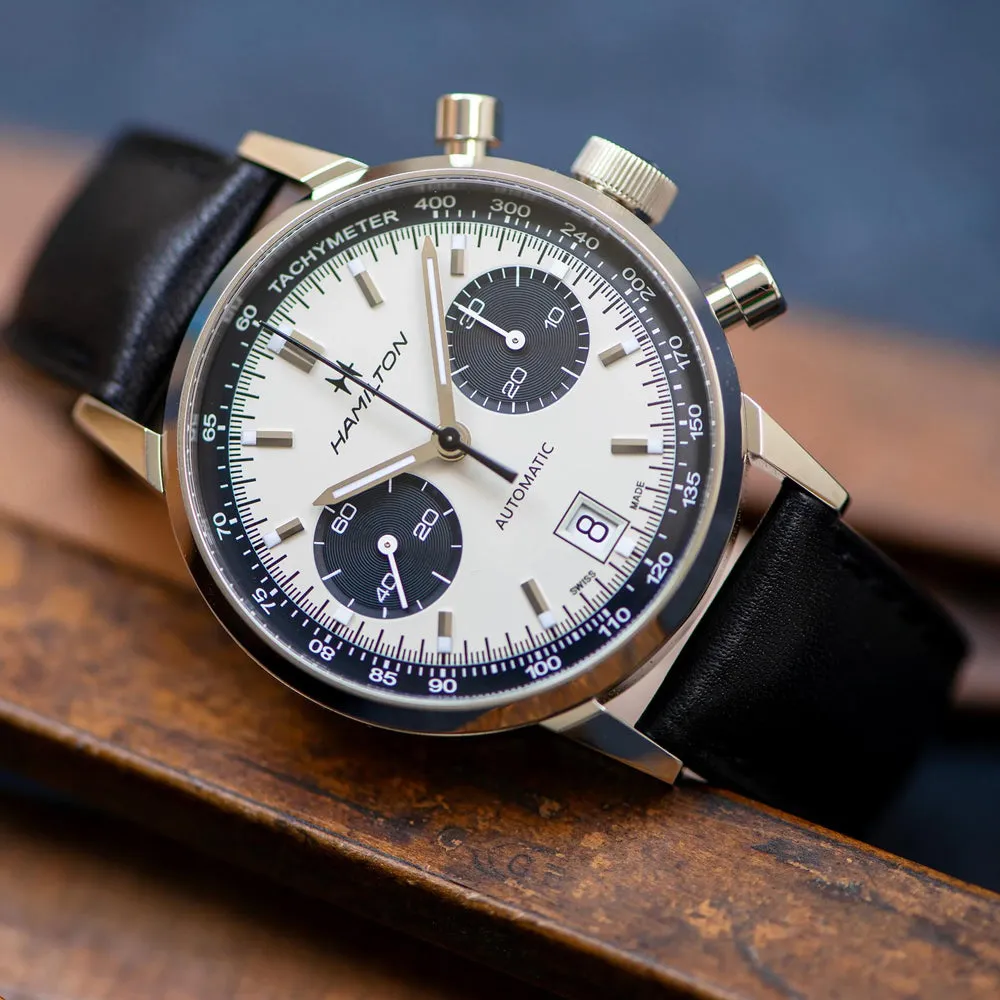 Hamilton American Classic Intra-Matic Auto Chrono 40mm Strap Watch H38416711
