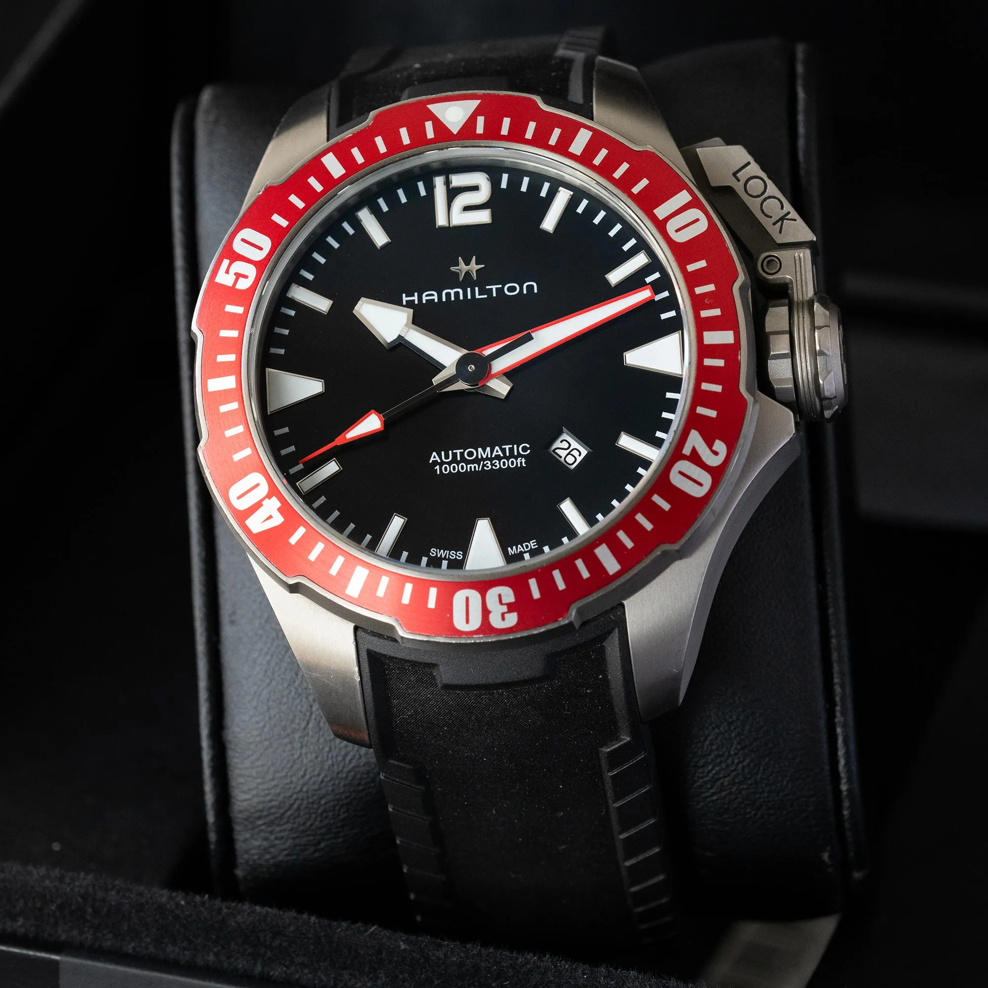 Hamilton - Khaki Navy Frogman Titanium H77805335